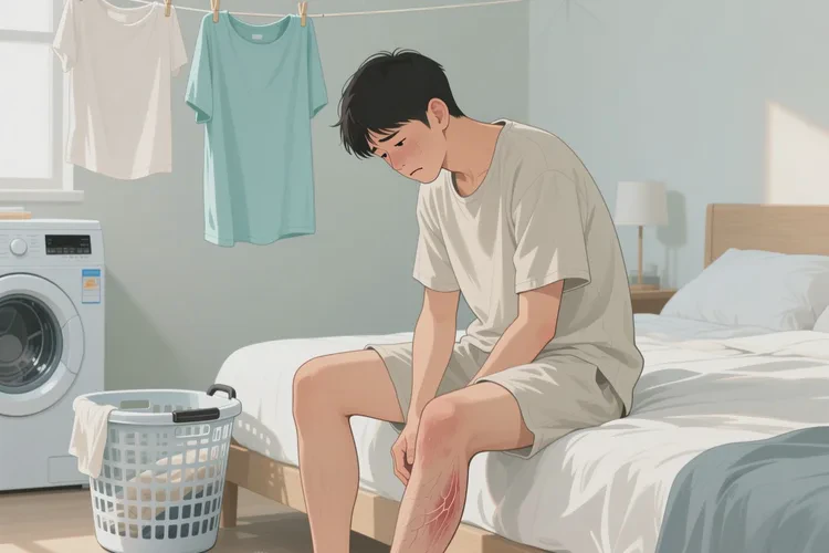 青年人大腿經(jīng)常起濕疹能靠自己自愈嗎(圖1)