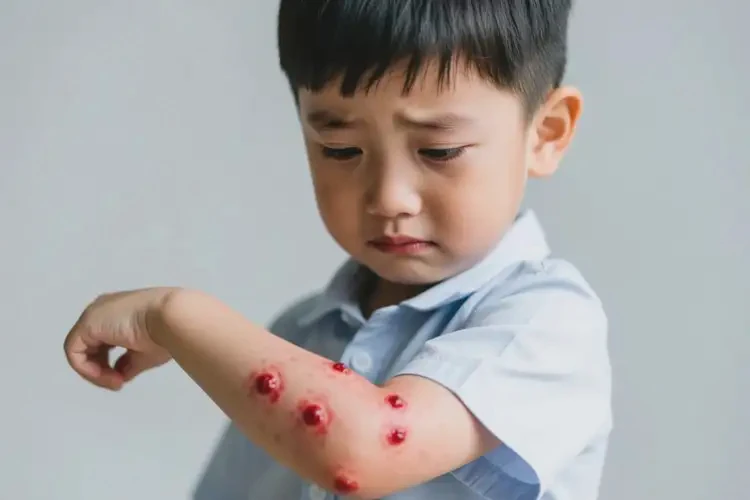 小學(xué)生手臂上起濕疹可不可以根治(圖1)