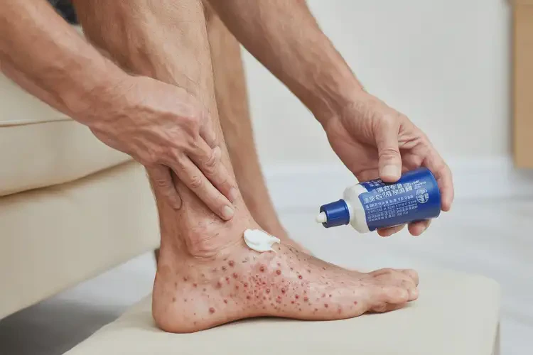 男性腳上經(jīng)常長濕疹可以徹底自愈嗎(圖3)