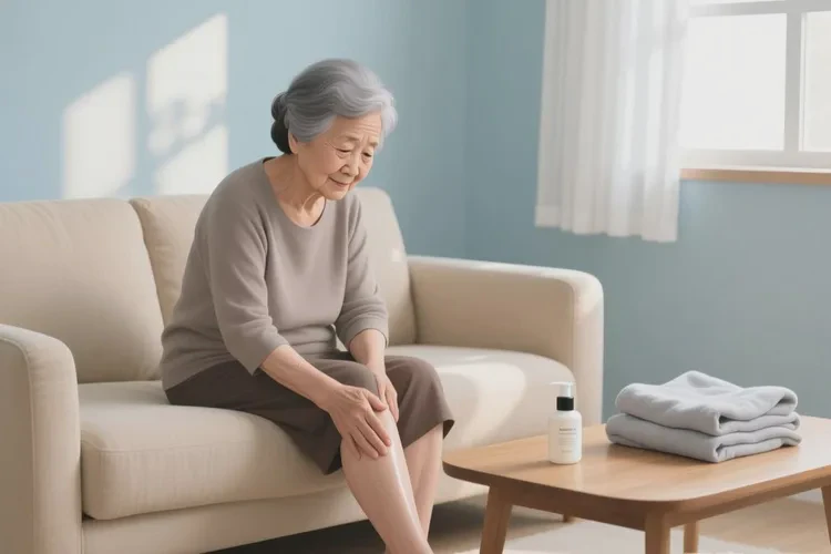 老年人大腿上出濕疹可以治愈嗎(圖1)