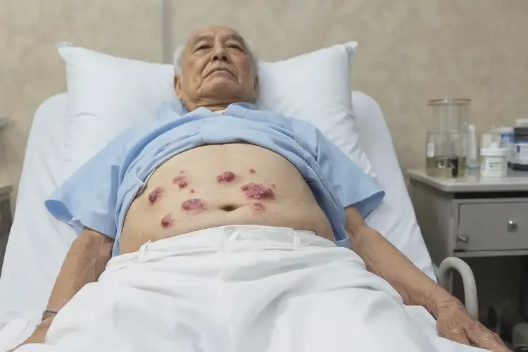 老人肚子上起濕疹可以治好嗎(圖4)