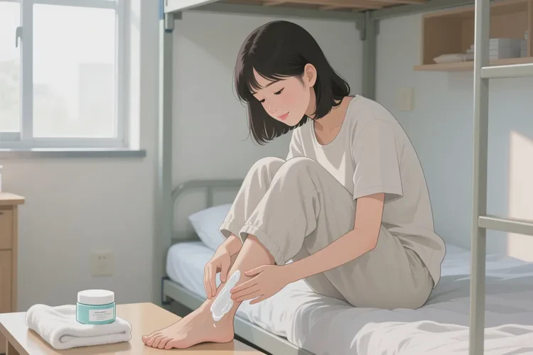 大學(xué)生小腿上容易長濕疹能靠自己自愈嗎(圖1)