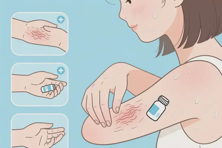 女生手臂长湿疹可不可以根治(图2)