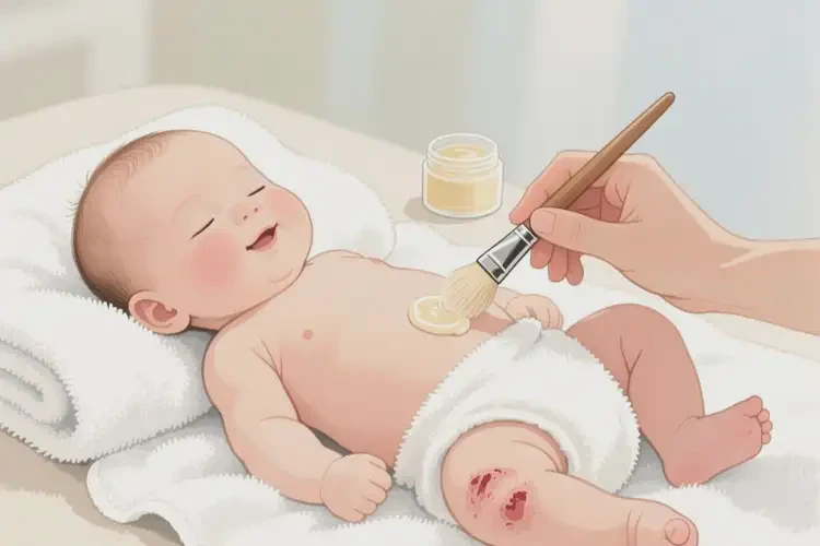 嬰兒屁股上偶爾起濕疹可以治好嗎(圖2)