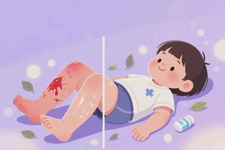 兒童大腿上長(zhǎng)濕疹可以治好嗎(圖1)