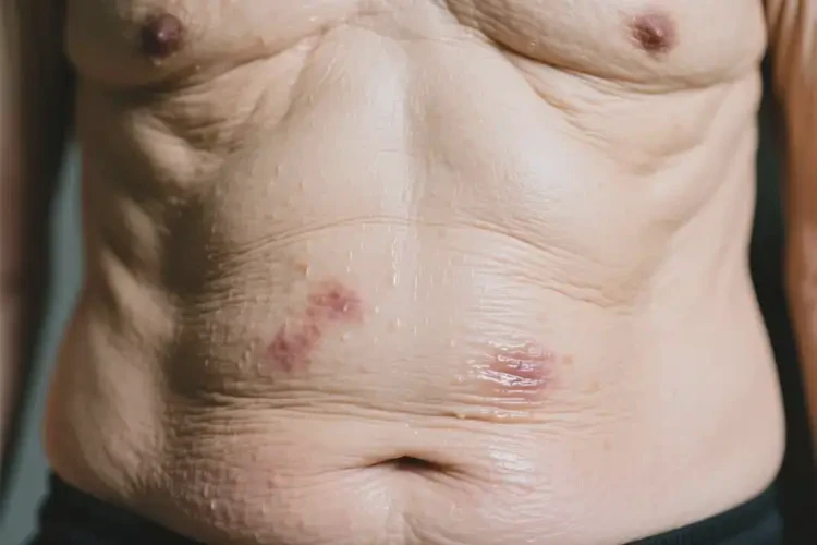 老年人肚子上經(jīng)常長濕疹可以治好嗎(圖1)