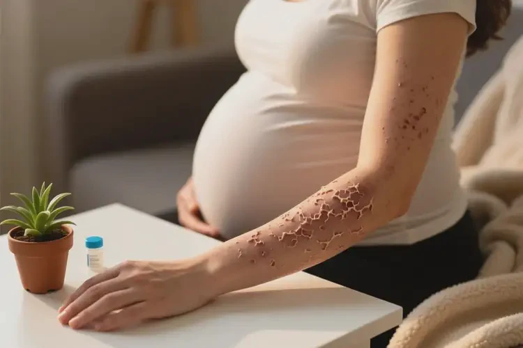 產(chǎn)婦手臂經(jīng)常起濕疹可以治好嗎(圖3)