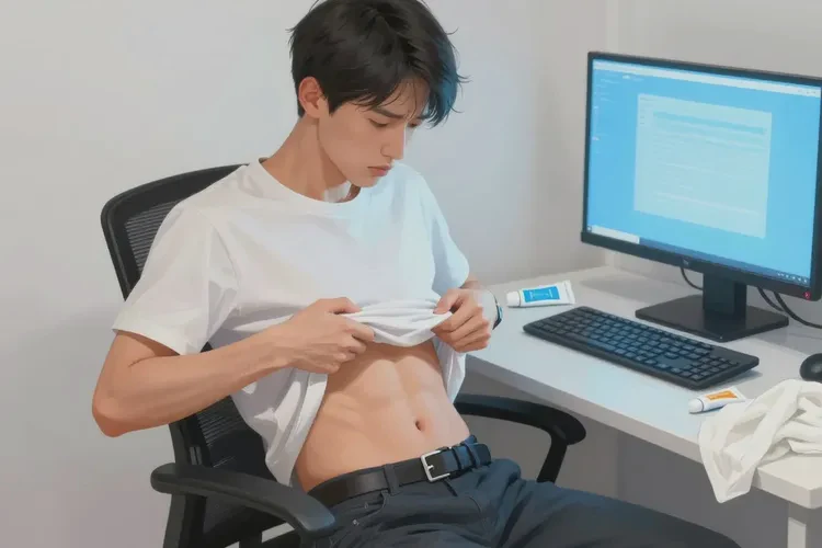 男人肚子经常起湿疹能靠自己自愈吗(图2)