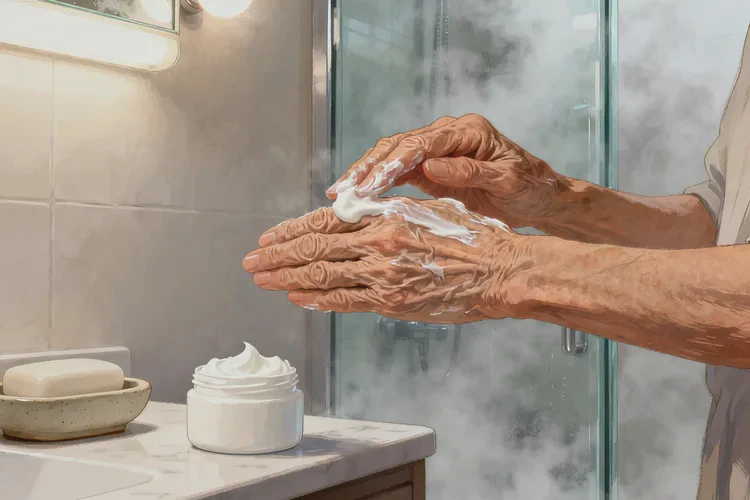 高齡老人手臂偶爾長濕疹能靠自己自愈嗎(圖2)