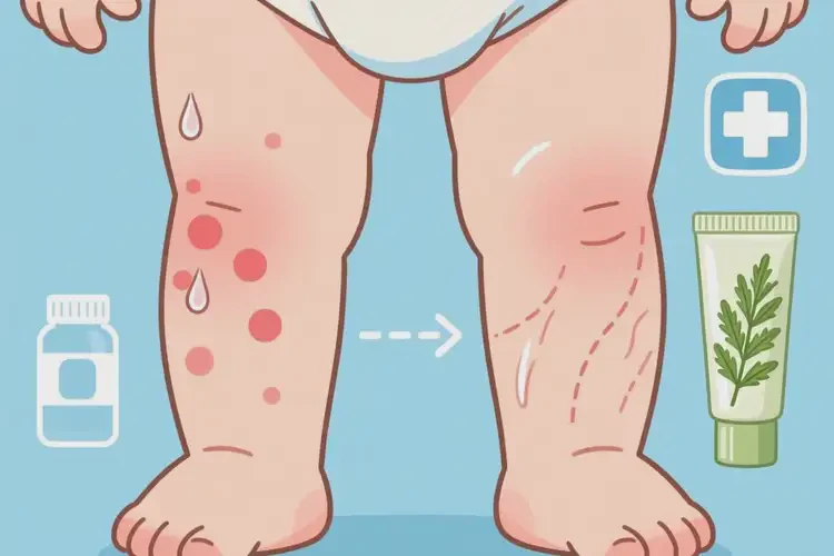 幼兒大腿經常長濕疹可以治好嗎(圖3)