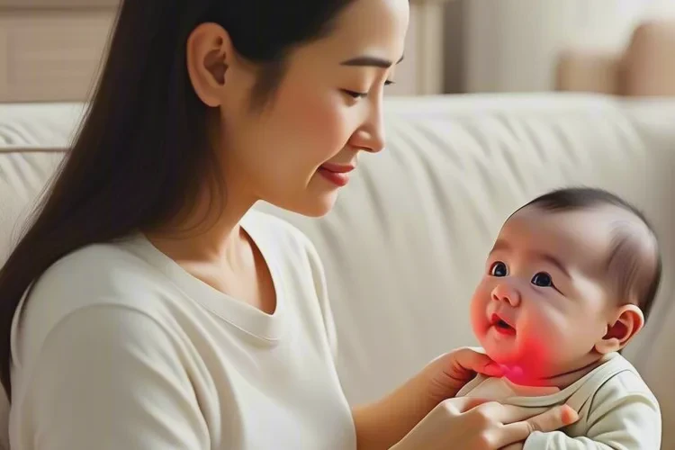 宝宝脖子偶尔起湿疹可以治愈吗(图1)