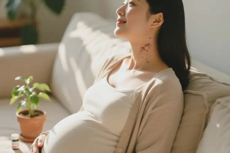 孕婦脖子上偶爾起濕疹可以治好嗎(圖3)