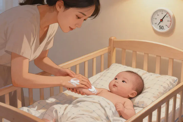 嬰兒手臂容易起濕疹可以治愈嗎(圖1)