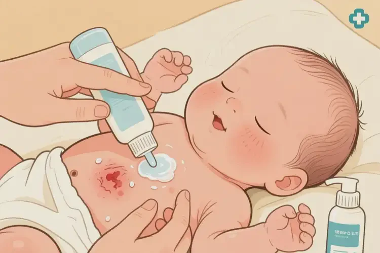 新生儿面部容易长湿疹可以治好吗(图2)