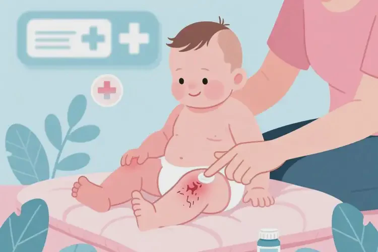 嬰幼兒大腿出現(xiàn)濕疹可以治好嗎(圖3)