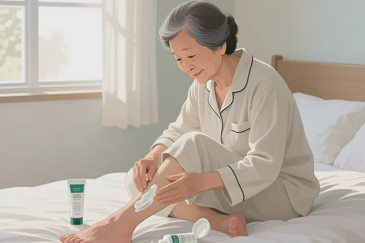 老人小腿有濕疹可以治愈嗎(圖1)