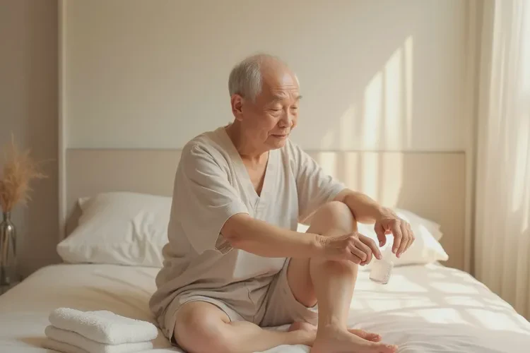 高齡老人大腿經(jīng)常長濕疹能靠自己自愈嗎(圖1)