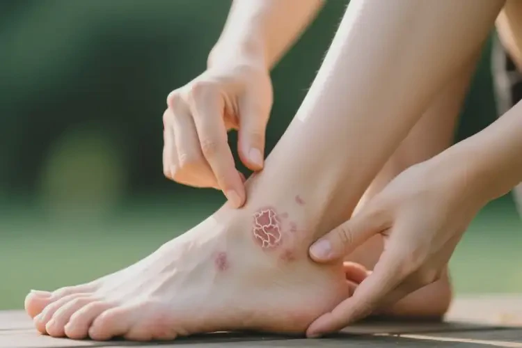 女人腳上出濕疹可不可以根治(圖1)