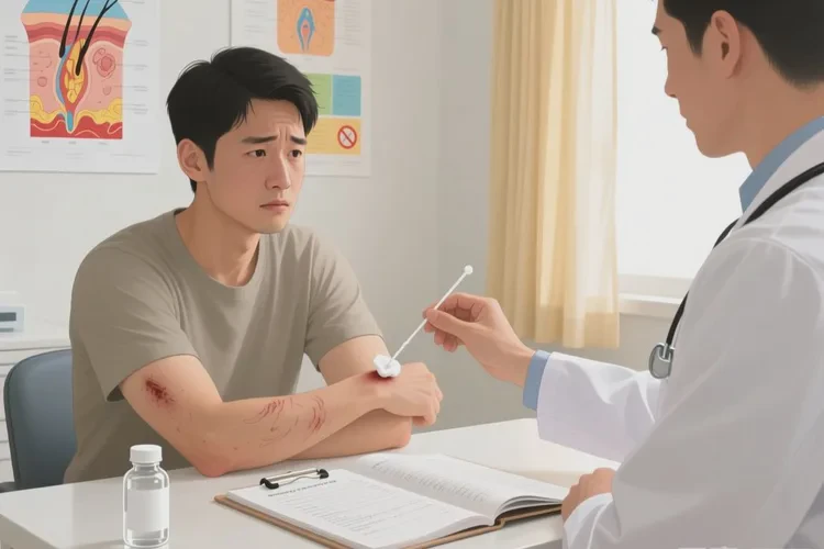 男人全身偶爾長濕疹能靠自己自愈嗎(圖3)