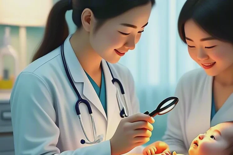 小孩肚子出現(xiàn)濕疹可以治愈嗎(圖1)