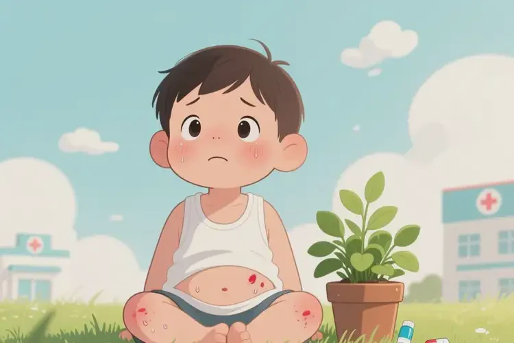 少兒肚子偶爾起濕疹可以治好嗎(圖4)