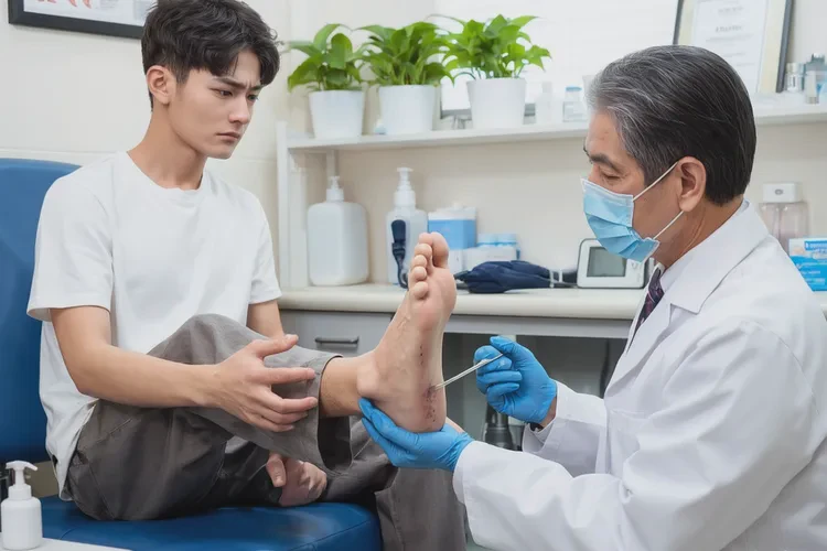 青年人腳上經(jīng)常起濕疹能靠自己自愈嗎(圖2)