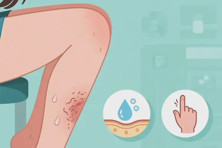 女生小腿上經(jīng)常長濕疹可不可以根治(圖1)