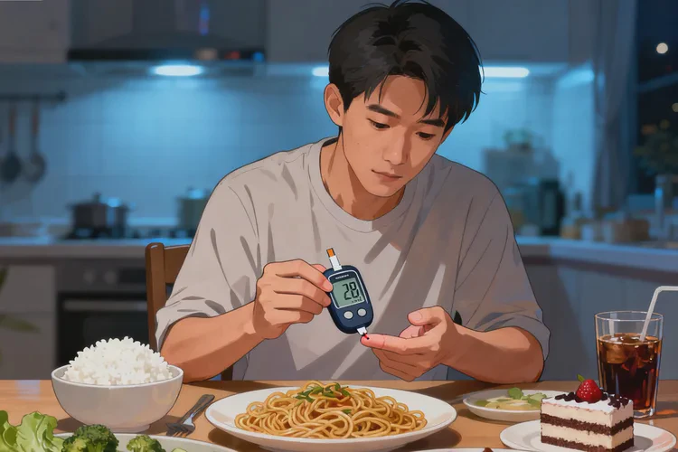 28歲晚餐血糖23.5是怎么回事(圖1)