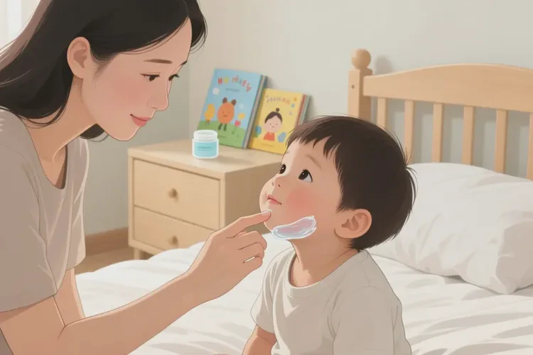 儿童脖子上出现湿疹可以治愈吗(图1)