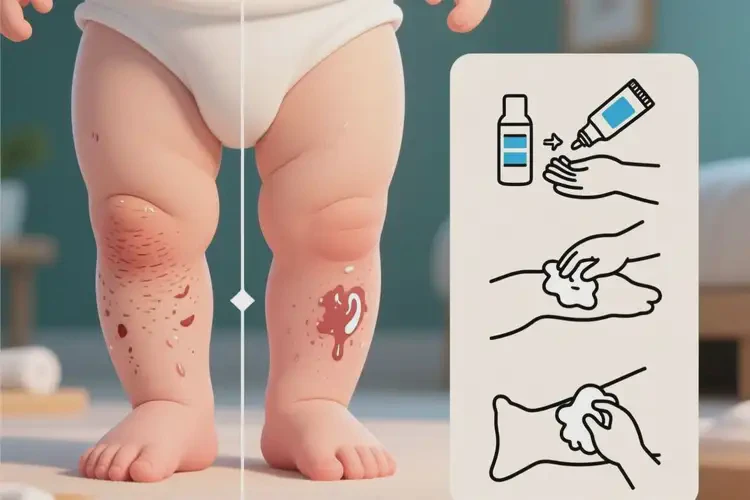 嬰兒小腿經(jīng)常起濕疹可以治好嗎(圖3)