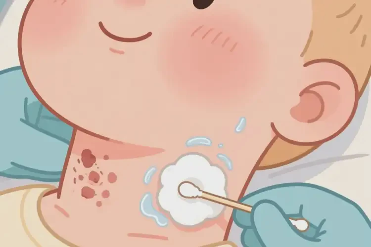 寶寶脖子上偶爾長(zhǎng)濕疹可以治好嗎(圖4)