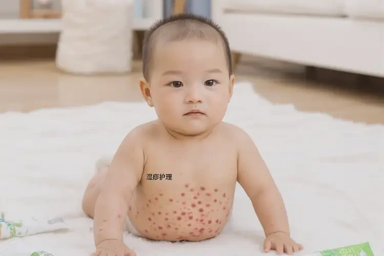 嬰兒肚子上出現(xiàn)濕疹能靠自己自愈嗎(圖4)