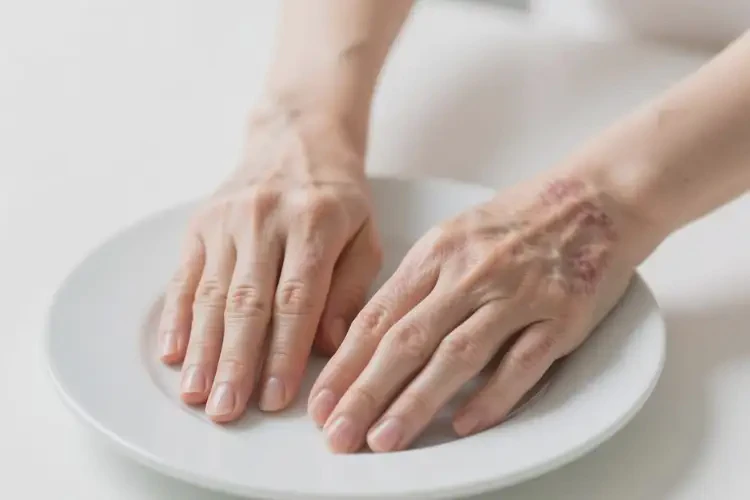 女生手上長(zhǎng)濕疹可以治好嗎(圖1)