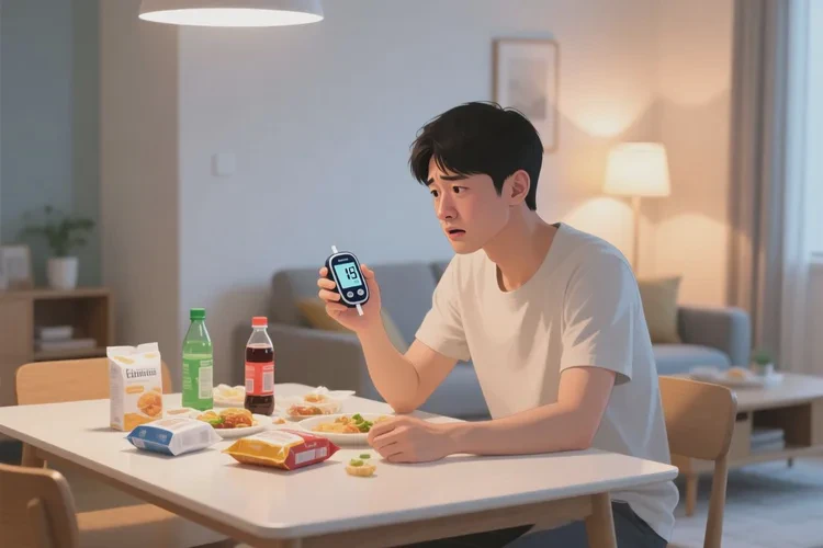 28歲晚餐血糖26.7是怎么回事(圖1)