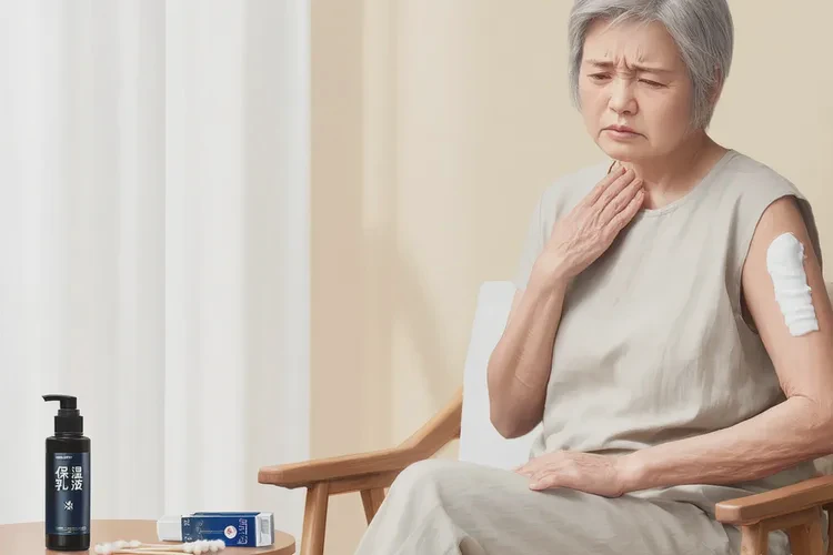 老年人手臂上起濕疹可以治愈嗎(圖1)