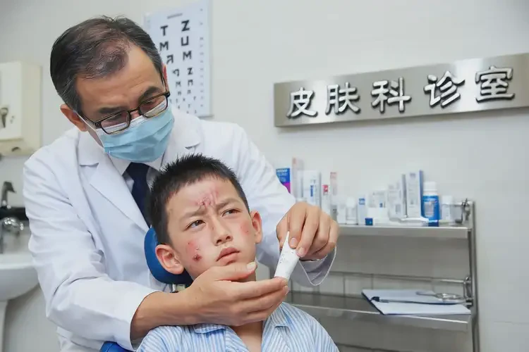 少兒臉上經(jīng)常長濕疹可以治好嗎(圖3)