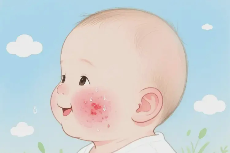 嬰幼兒面部經(jīng)常起濕疹可以治好嗎(圖4)