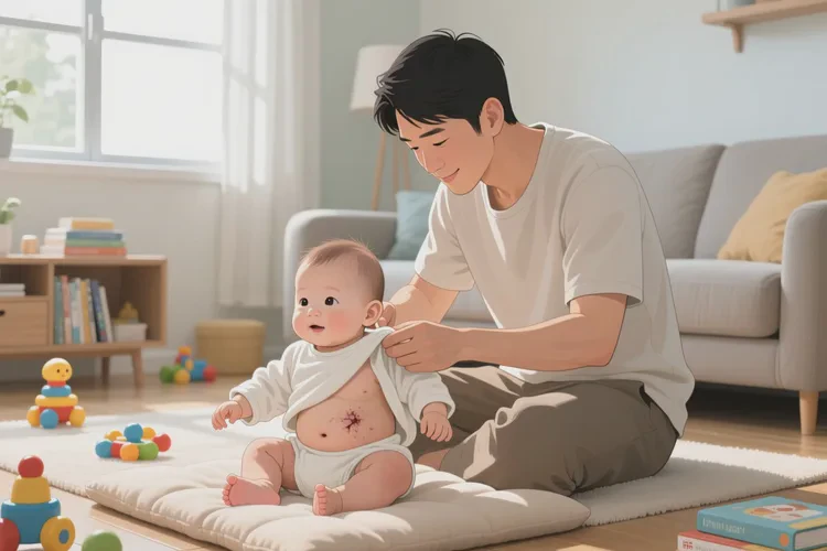 嬰幼兒肚子有濕疹可以治愈嗎(圖3)