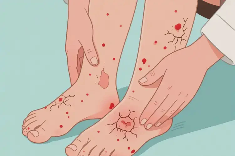 女生四肢容易起濕疹可以治好嗎(圖1)