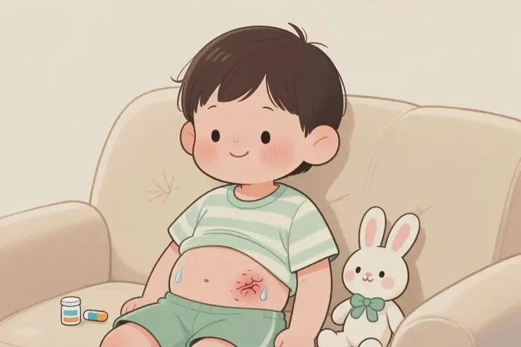 少兒肚子容易長(zhǎng)濕疹可以治好嗎(圖3)