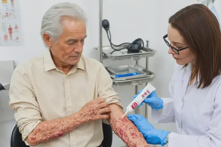 老年人手臂經(jīng)常長濕疹可以治好嗎(圖3)