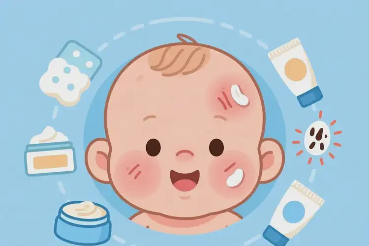 新生儿面部容易长湿疹可以治好吗(图3)