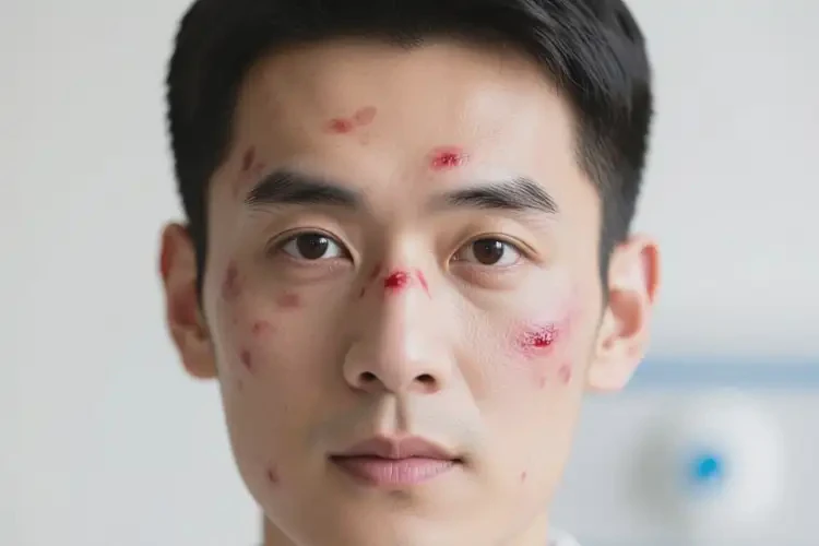 男性臉上經(jīng)常起濕疹可以治好嗎(圖4)