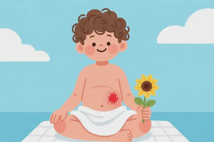 小學(xué)生肚子上容易長濕疹可以治好嗎(圖1)