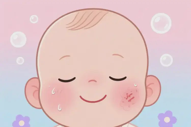 嬰幼兒面部經(jīng)常起濕疹可以治好嗎(圖2)