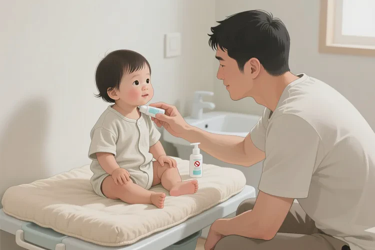 孩子脖子上經常長濕疹可以治愈嗎(圖1)