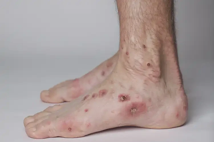 男生腳上偶爾起濕疹可以治好嗎(圖4)