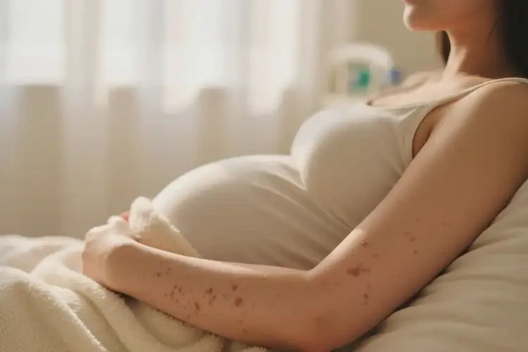 產(chǎn)婦手臂經(jīng)常長濕疹可以治好嗎(圖4)