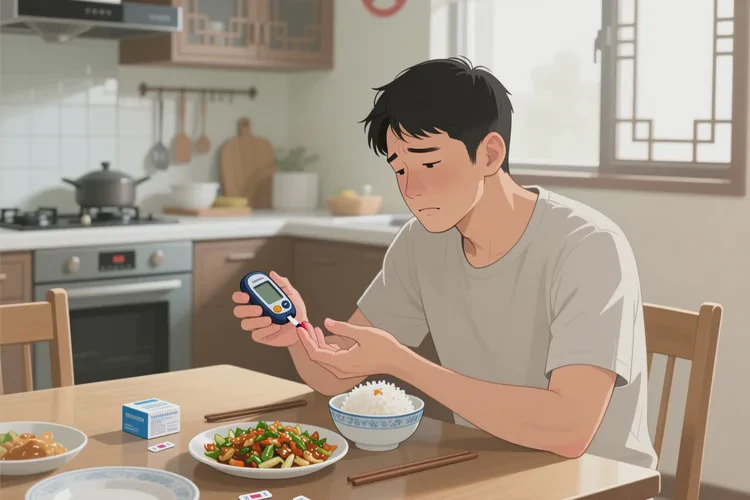 28歲中餐血糖15點(diǎn)4是怎么回事(圖1)