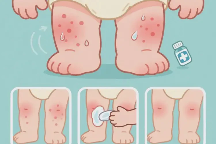 幼兒大腿經常長濕疹可以治好嗎(圖1)